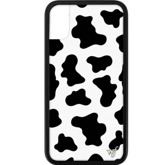Wildflower Moo Moo iPhone X/Xs Case - Cow Print
